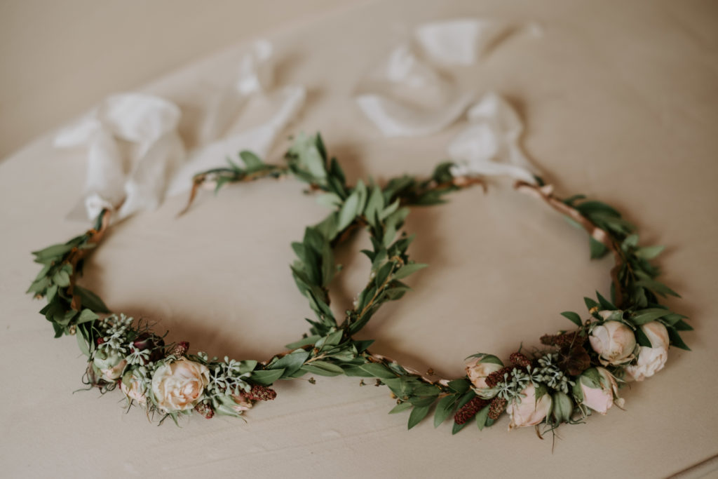 Floral Crowns 3 michelin star wedding in Italy - Italian Wedding Designer
