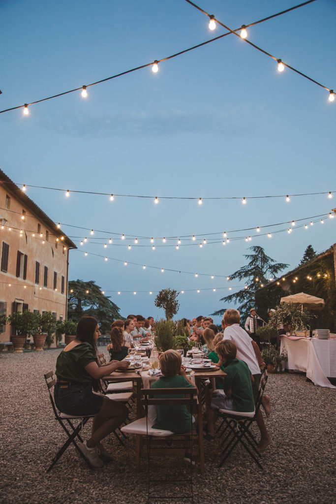 Al fresco dinner Green Night - 3 days event at Villa di Catignano: