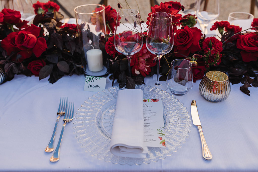 Mise en Place - 3 days event at Villa Catignano - Italian Wedding Designer
